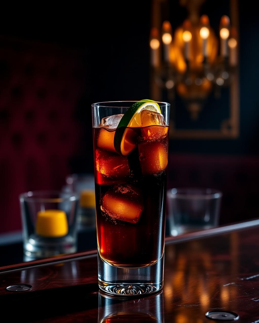 CupaLibre cocktail served at The Velvet Bar